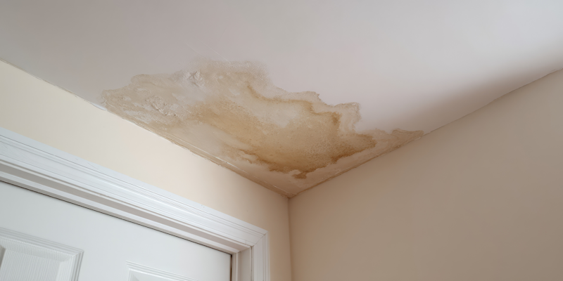 drywall roof leak drywall roof leak